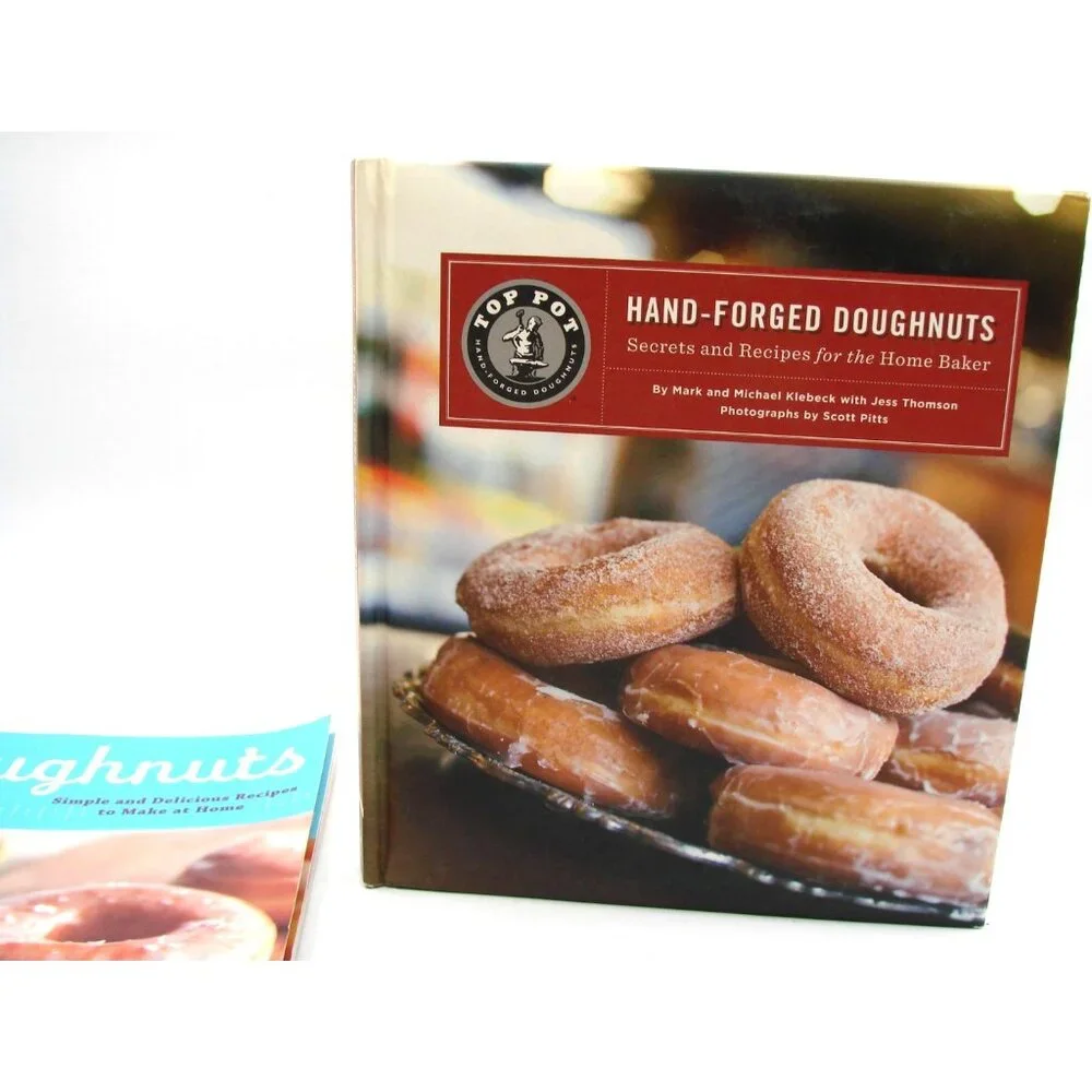 Set 2 Secrets & Recipe Books Doughnuts and Hand-Forged Doughnuts Home Baker Book